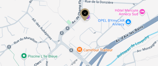 plan de l'agence Shiva annecy-ouest