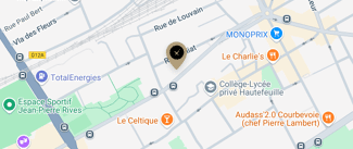 plan de l'agence Shiva courbevoie-becon