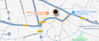 plan de l'agence Shiva villiers-sur-marne