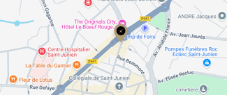 plan de l'agence Shiva saint-junien