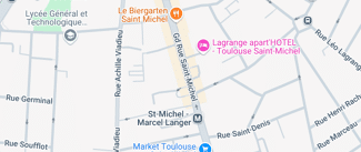 plan de l'agence Shiva toulouse-saint-michel