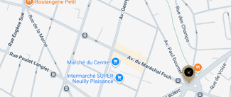 plan de l'agence Shiva neuilly-plaisance