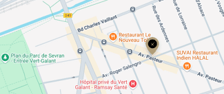 plan de l'agence Shiva le-blanc-mesnil