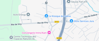 plan de l'agence Shiva saint-julien-en-genevois
