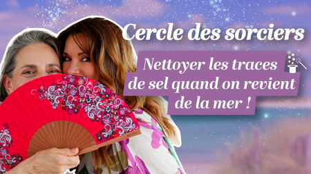Nettoyer les traces de sel quand on revient de la mer