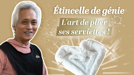 Pliage de serviette en cœur : l’astuce inspirée des grands hôtels